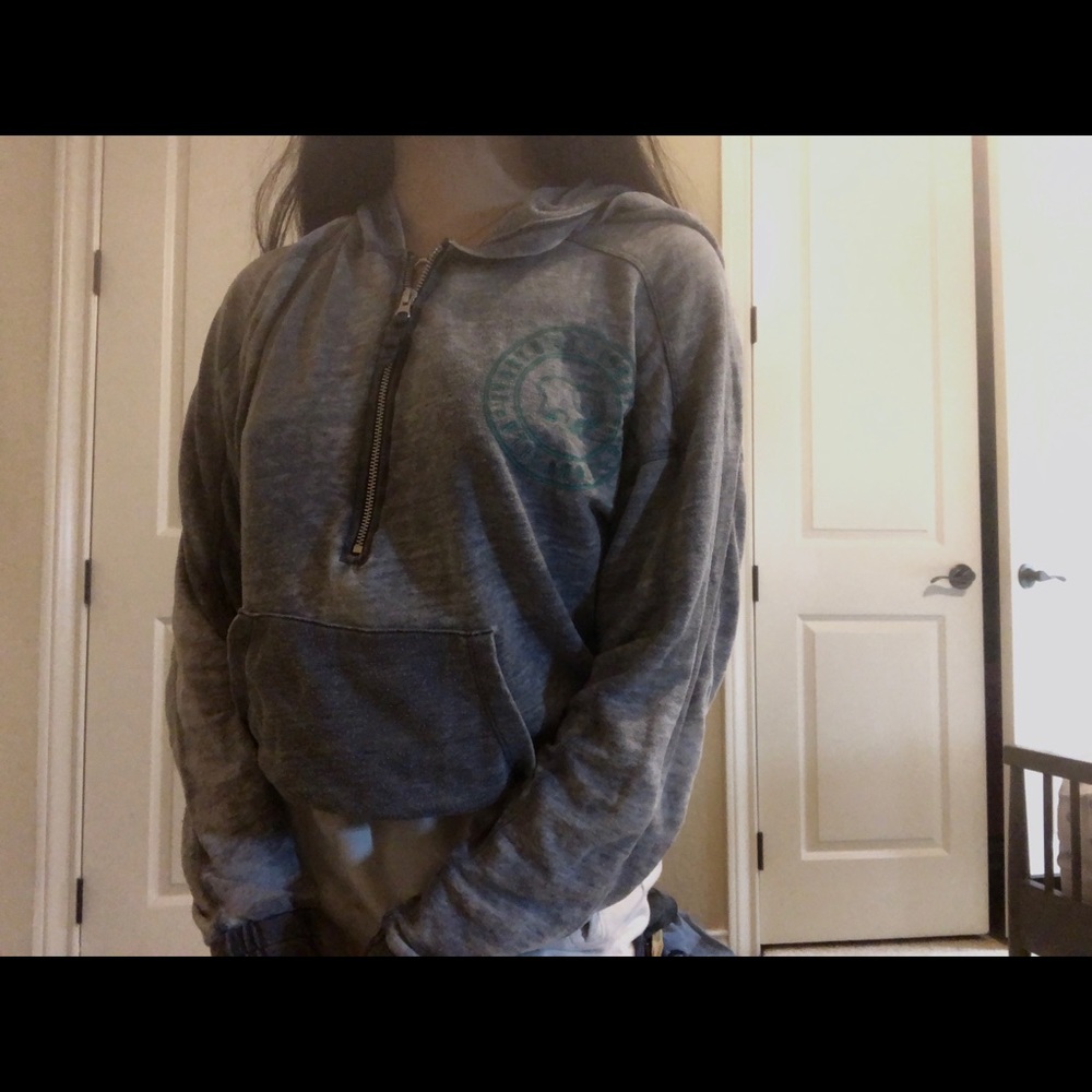 Ivory Ella Zip Up Hoodie